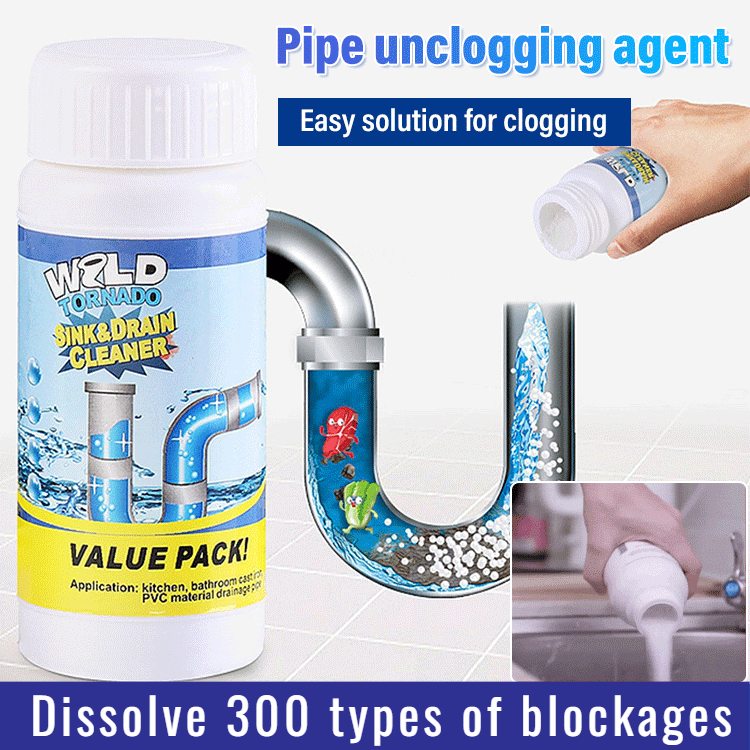 Pipe unclogging agent