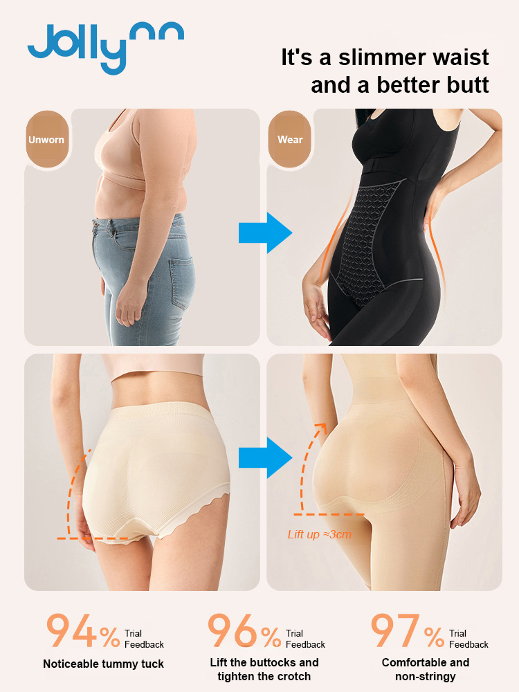 [Full body shaping] Seamless slimming one-piece body shaper