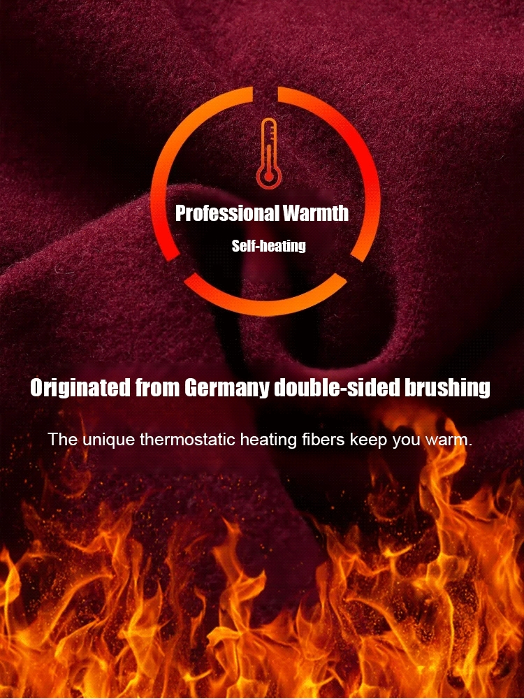 Women's double faced fleece bottoming shirt