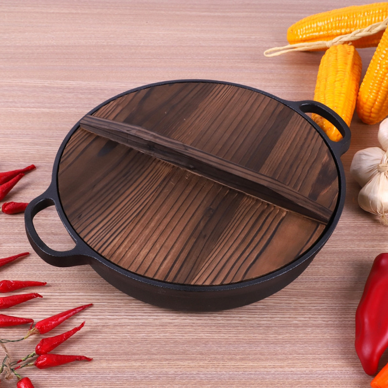 Thickened Handmade Cast Iron Pan