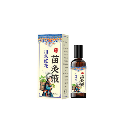 Official authentic Miao family Chuanxiong safflower seedling moxibustion liquid
