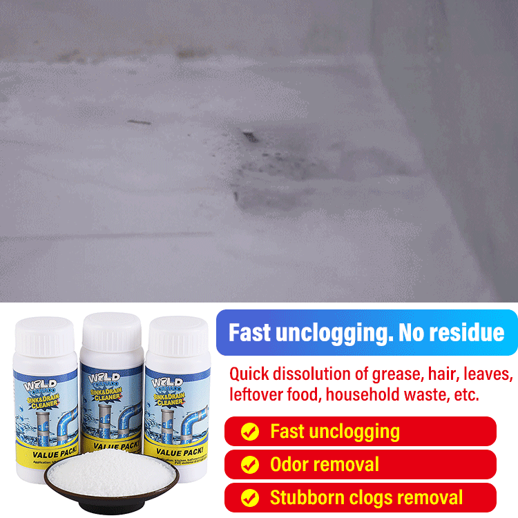 Pipe unclogging agent