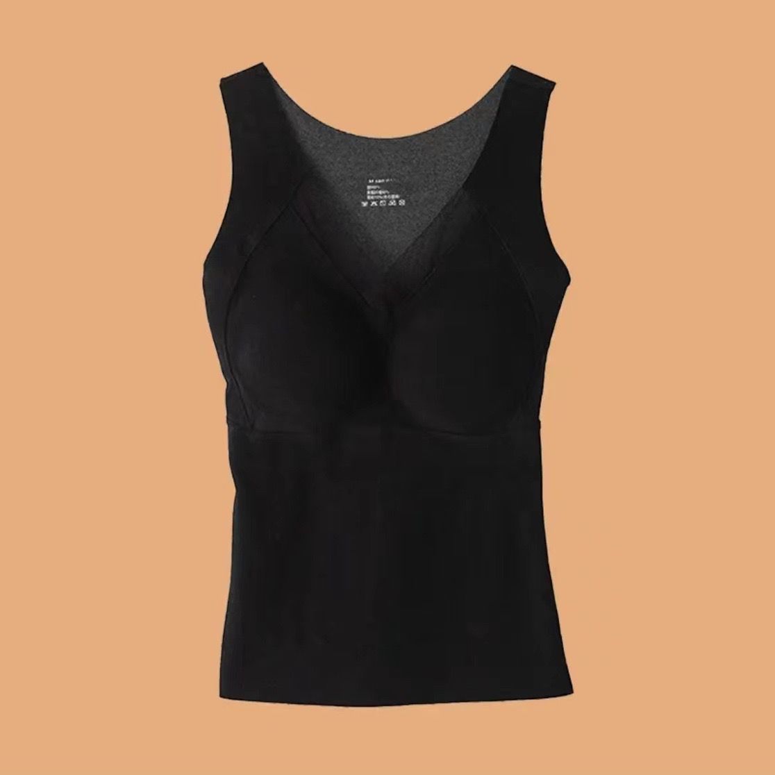 Graphene Self-Heating Warm Lace Vest with Built-in Bra