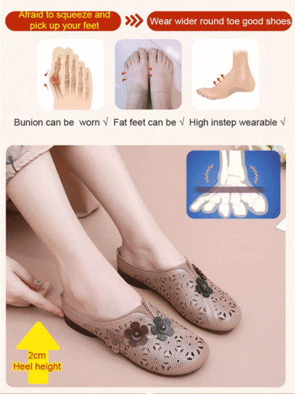 Women's hollow petal breathable sandals