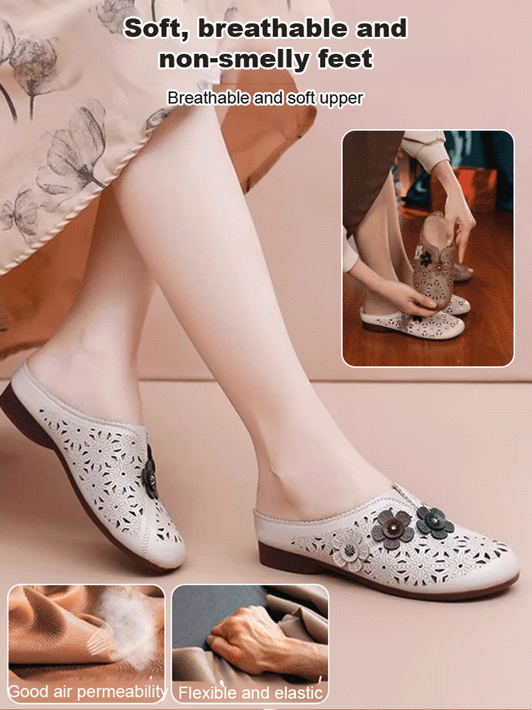Women's hollow petal breathable sandals