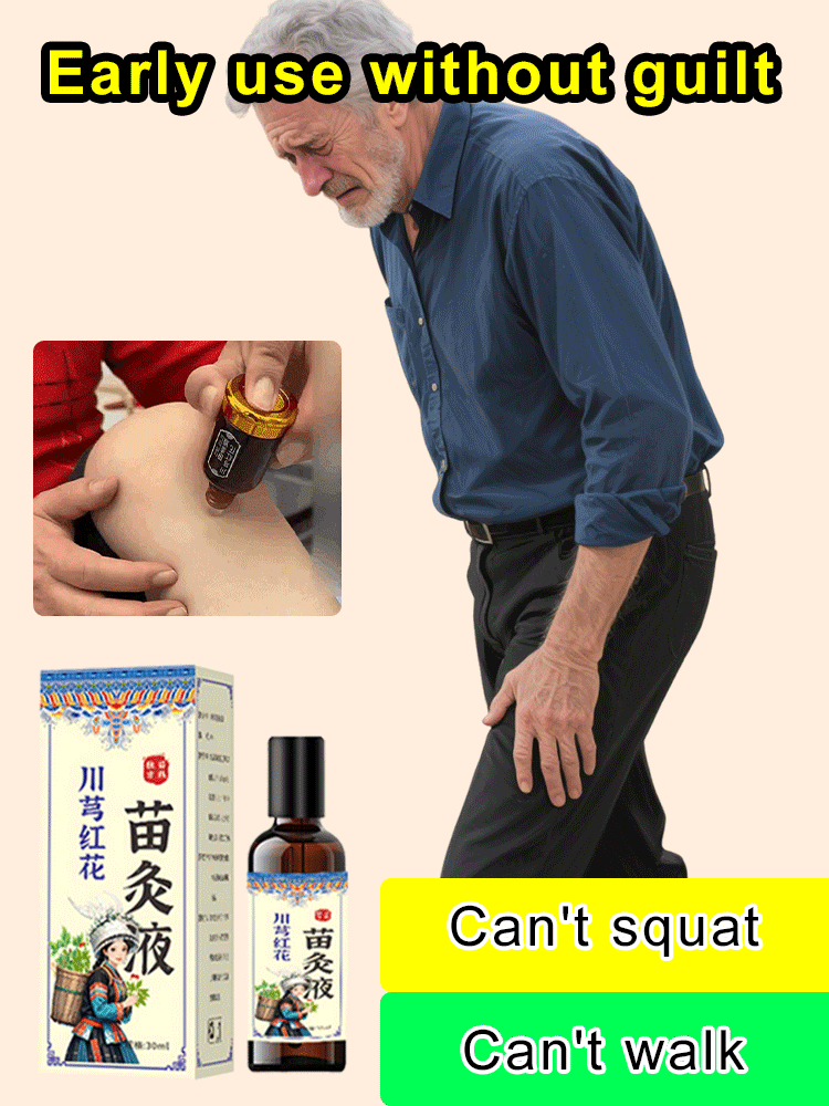 Official authentic Miao family Chuanxiong safflower seedling moxibustion liquid