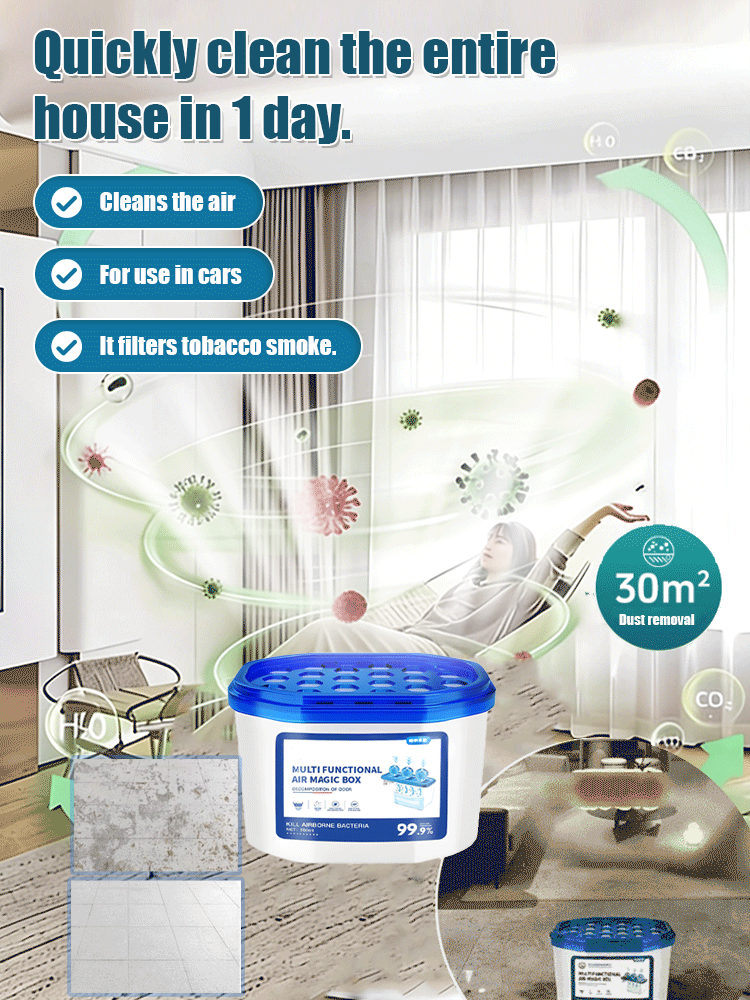 🦠Professional American biomedical multi-function dust box🌪️99% dust removal rate, 360° all-round purification