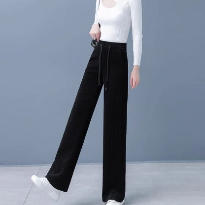 Padded thin lifting waist hundred casual pants