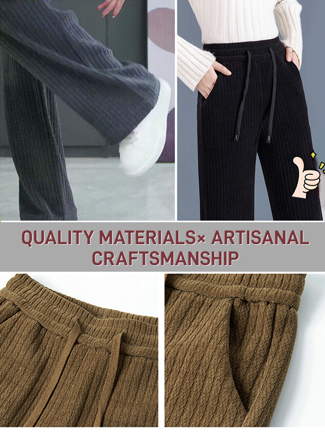 Padded thin lifting waist hundred casual pants