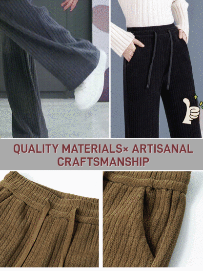 Padded thin lifting waist hundred casual pants