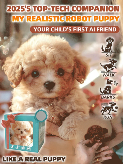 Simulates 98% of real tactile feedback, super realistic robot puppy