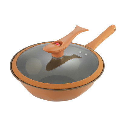 Titanium micropress clay non-stick health pot