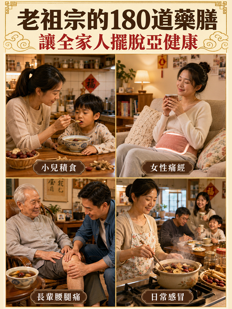 宮廷藥膳治百病 傳承千禧年經典智慧