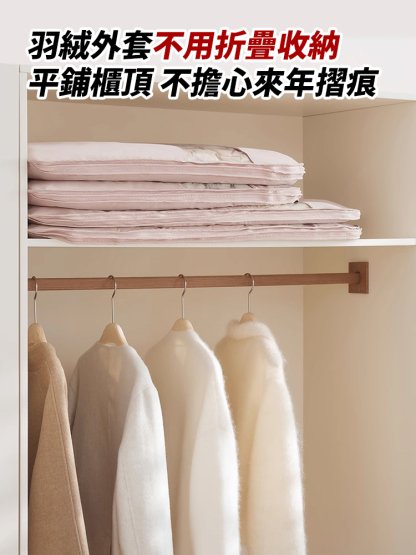 不傷衣物立體防塵壓縮收納袋