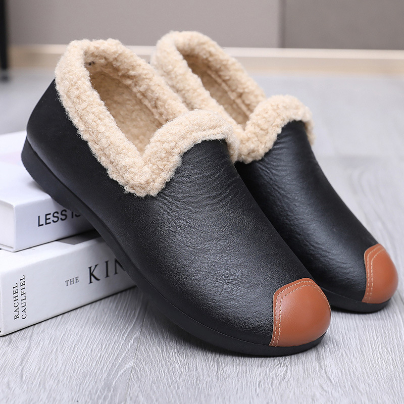 全新中式百搭加絨軟底健康鞋