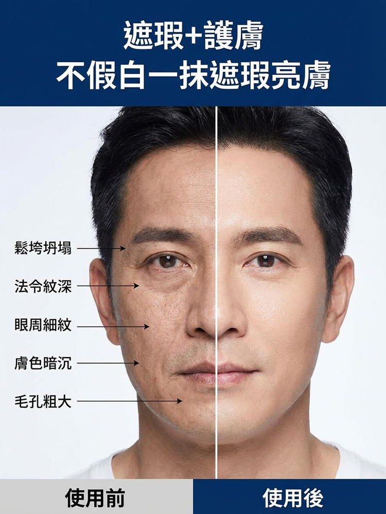 【一掃老態】男士維生素B5積雪草乳霜