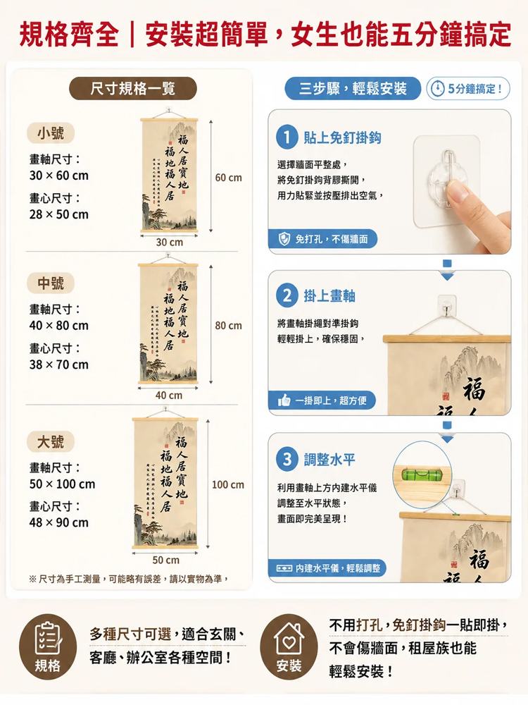 福地福人居掛畫