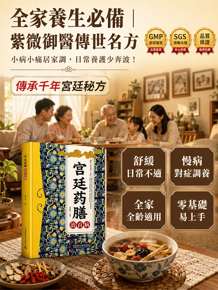 宮廷藥膳治百病 傳承千禧年經典智慧