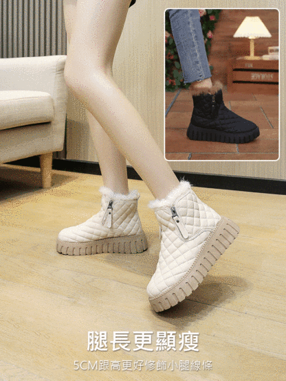 【穿搭萬金油】2024爆款厚底防滑短靴