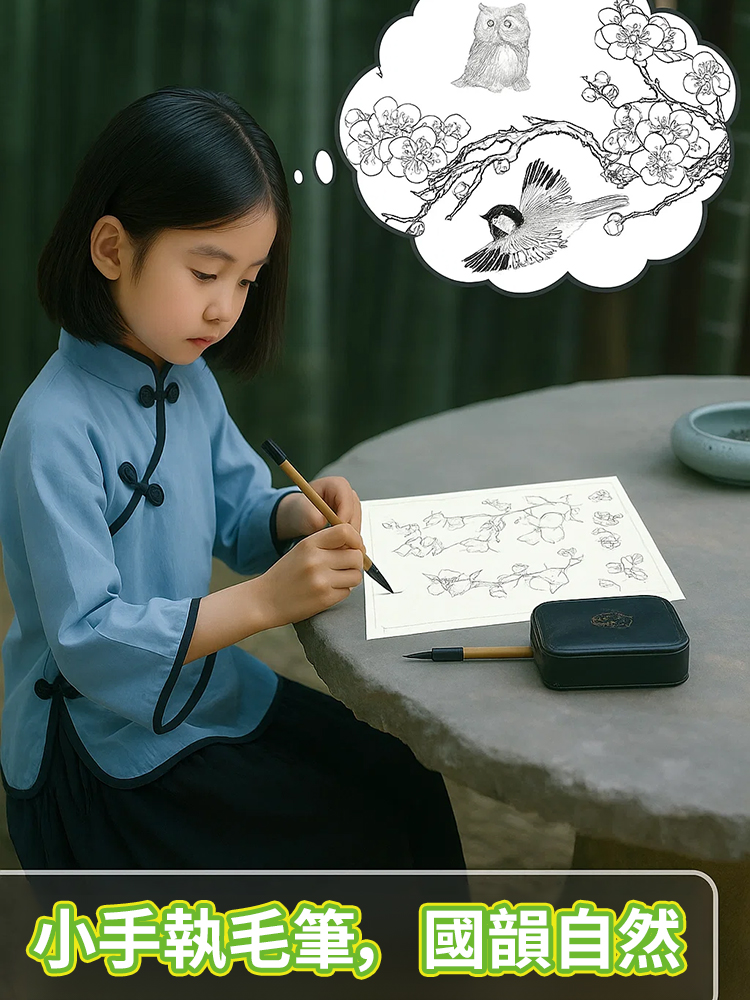 國畫白描臨摹畫冊全套6本