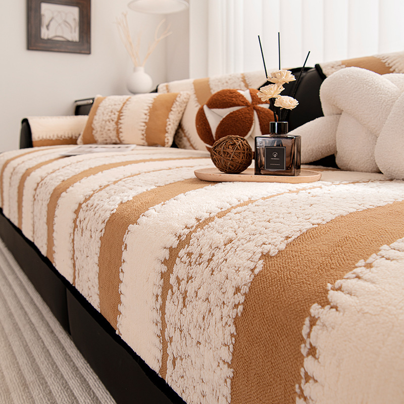 高級感舒棉絨沙發墊簡約