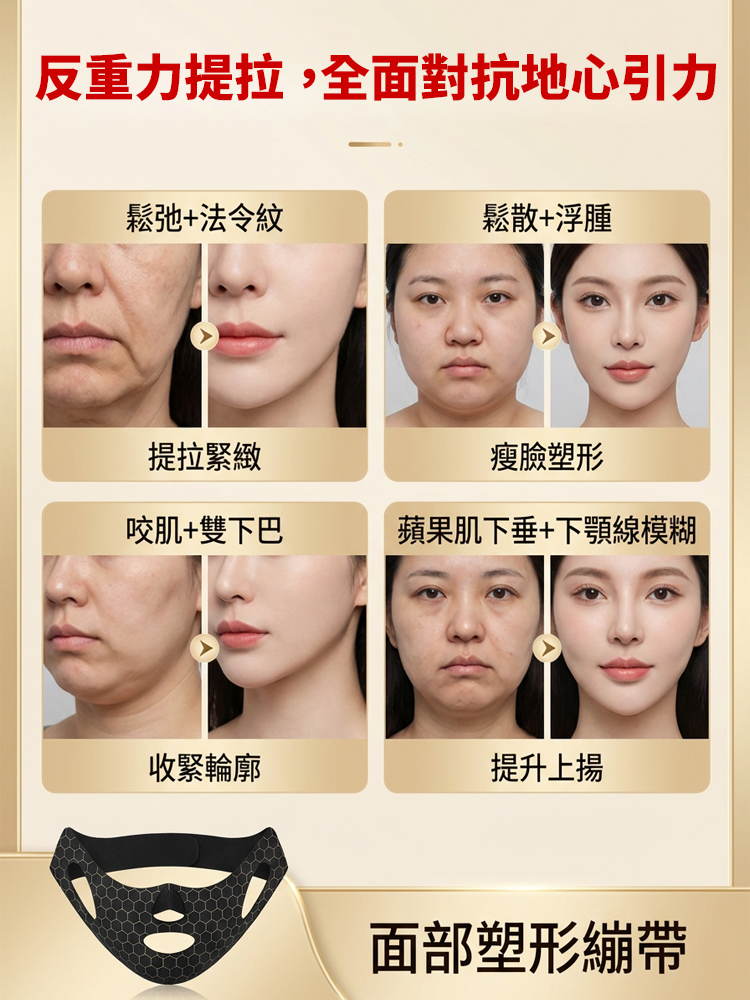 【居家微SPA】精雕瘦臉淡紋繃帶