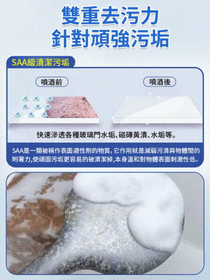 家用磁磚除垢多功能清潔劑