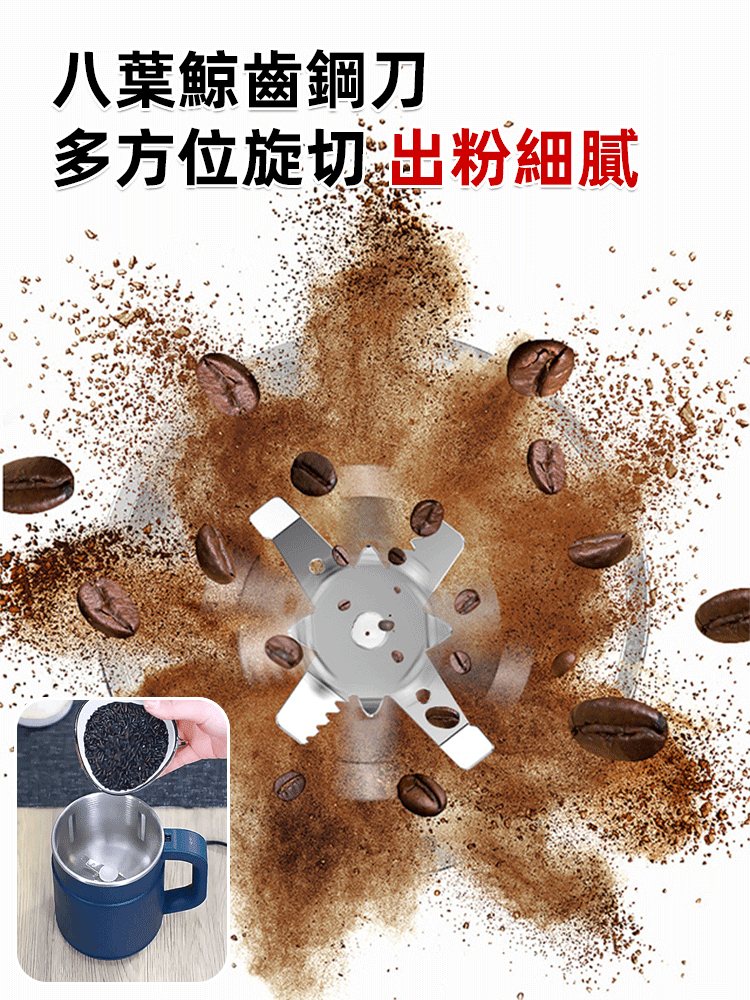 升級高容量家用電動磨粉機