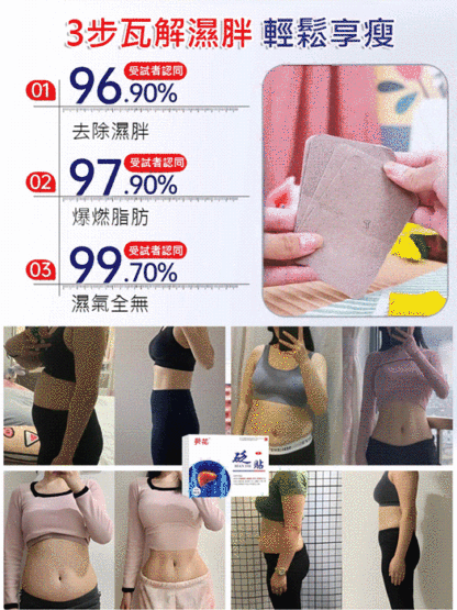 【專貼大肚腩】草本護肝穴位貼