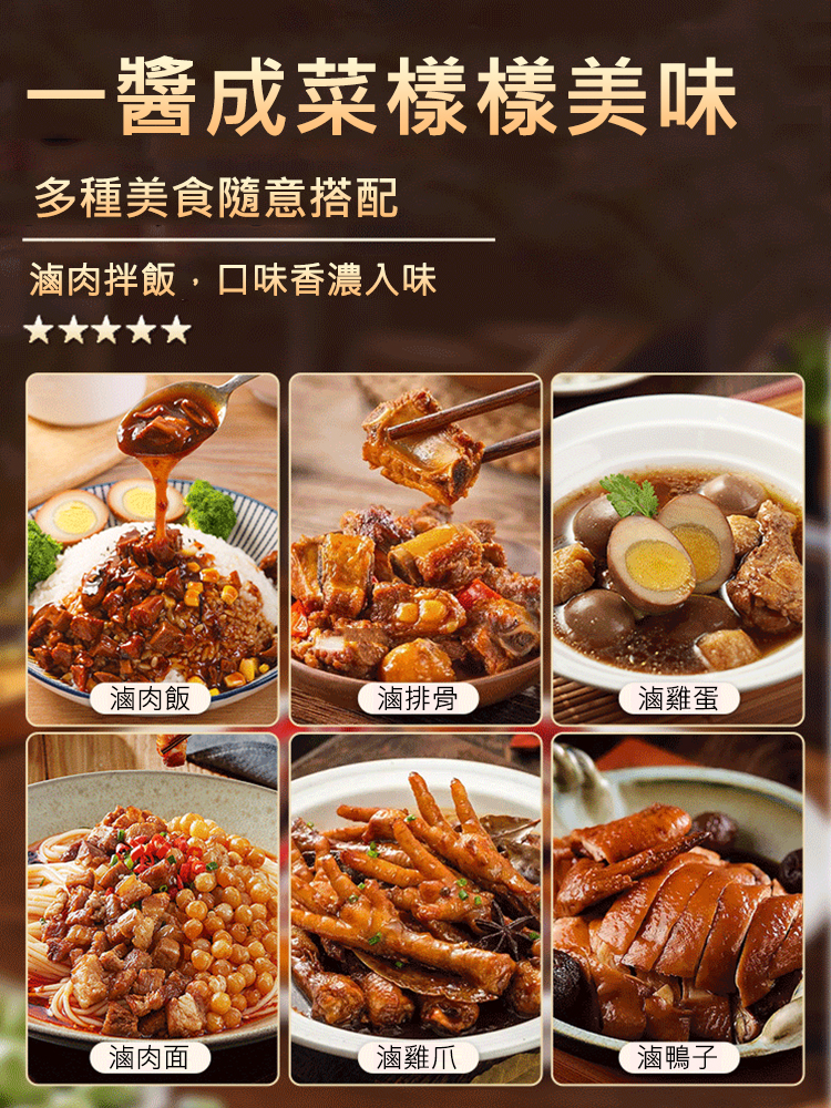 【台灣滷肉店獨家秘製】鹵肉飯料理包