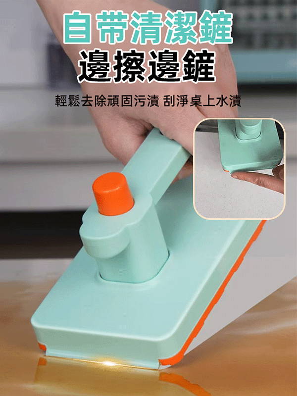 手持多功能不髒手平板小拖把