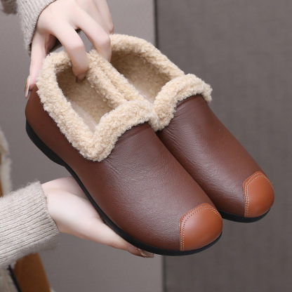 全新中式百搭加絨軟底健康鞋