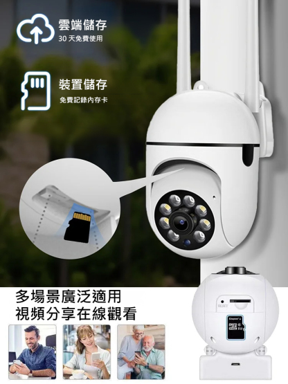 【雙天線訊號】戶外360度旋轉監視器