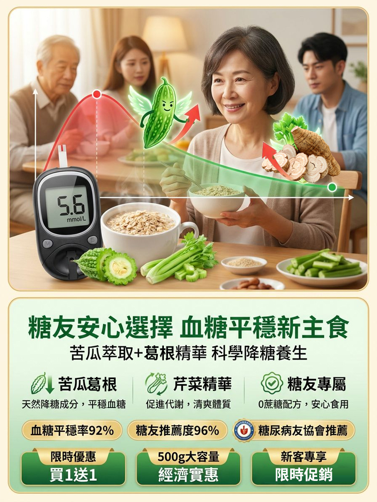 苦瓜芹菜葛根燕麥片