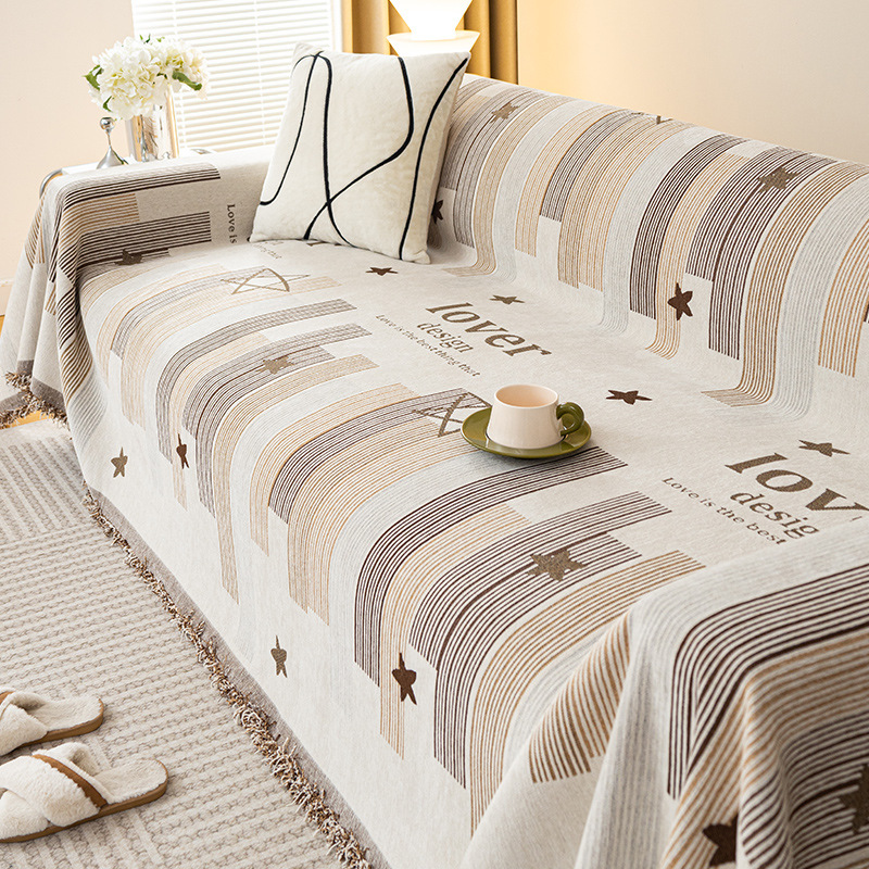 雙面雪尼爾沙發巾