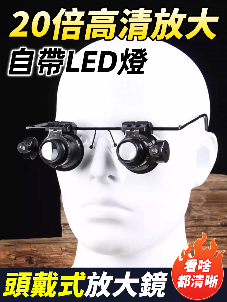雙眼鏡式頭戴放大鏡