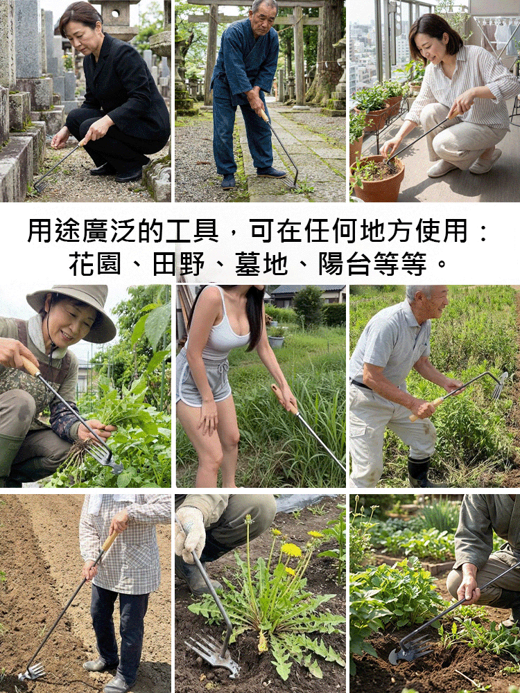 連根撥草除草神器