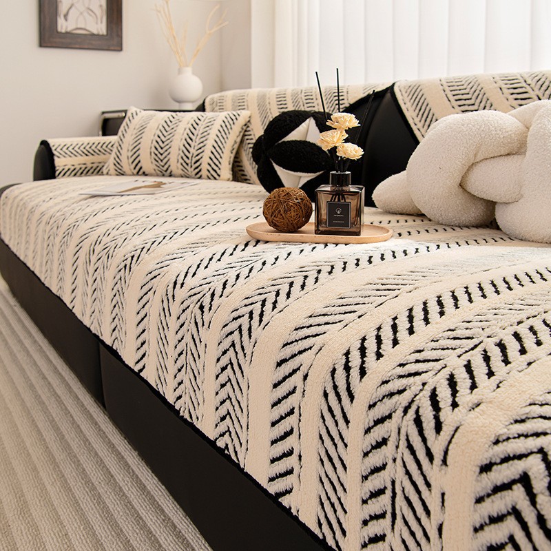 高級感舒棉絨沙發墊簡約