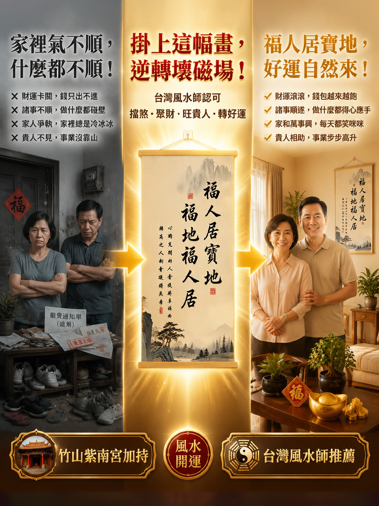 福地福人居掛畫