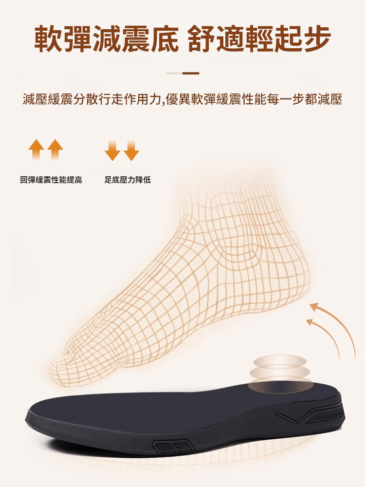 耐磨軟底牛皮一腳蹬皮鞋