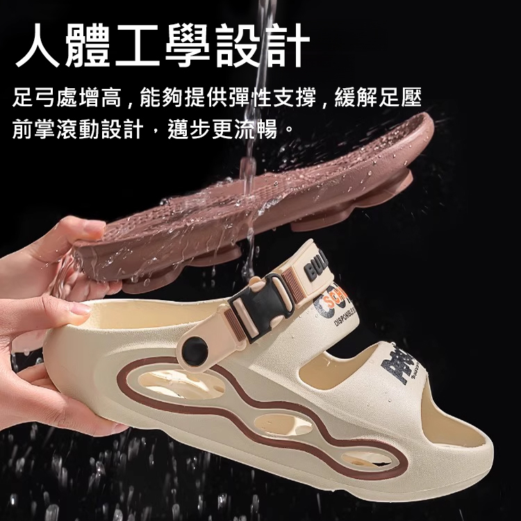 【潮流防滑】男士夏季踩屎感拖鞋