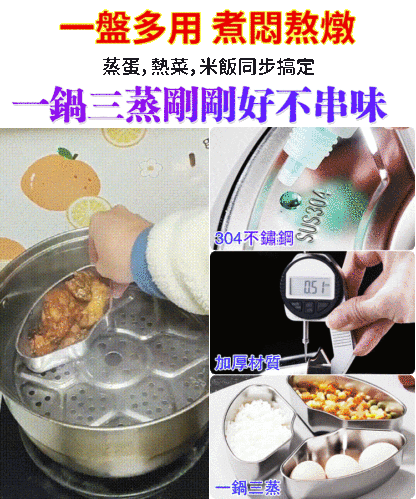 不鏽鋼蒸盒組合