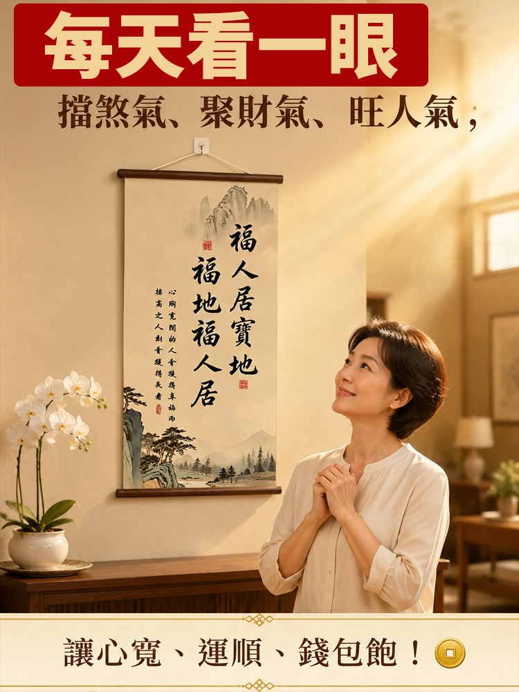 福地福人居掛畫