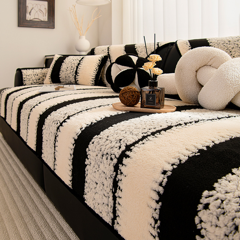 高級感舒棉絨沙發墊簡約