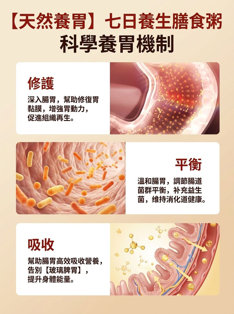 【天然養胃】七日養生膳食粥