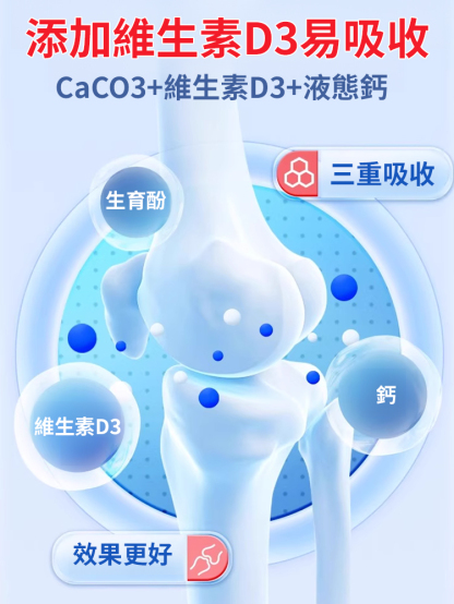 【中老年必備】維生素D咀嚼片
