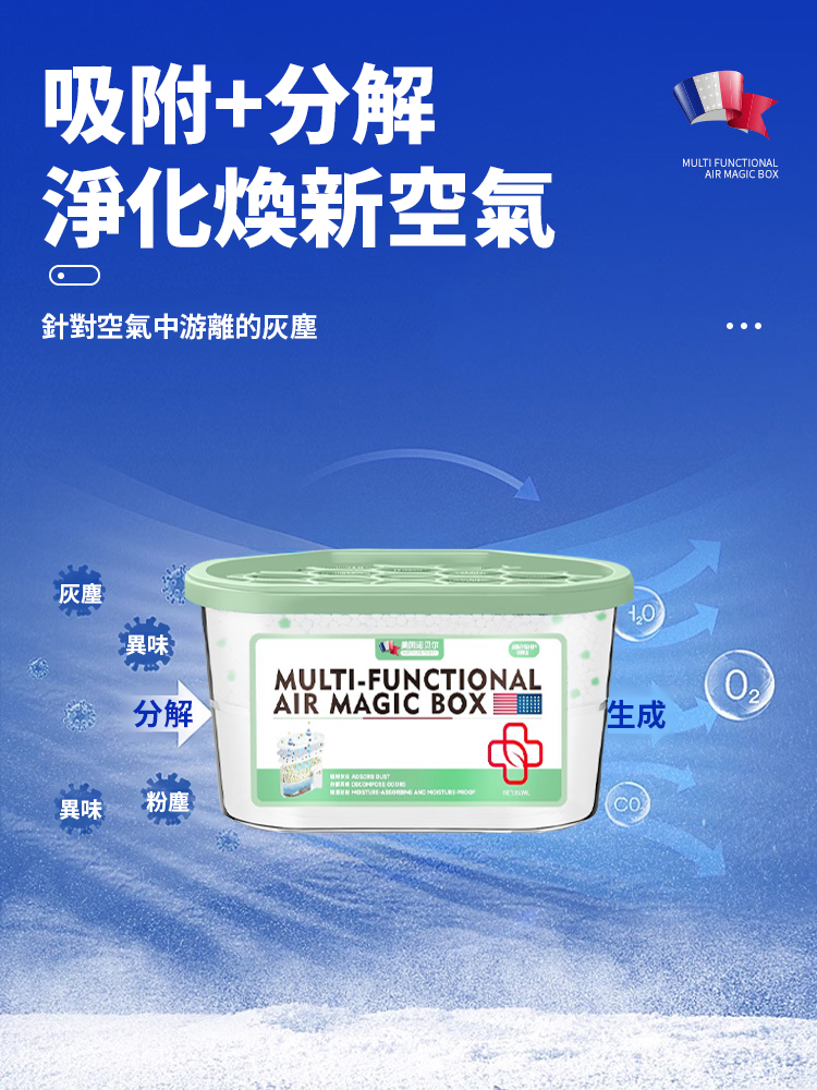 多功能免打除塵魔盒