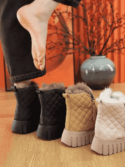 【穿搭萬金油】2024爆款厚底防滑短靴