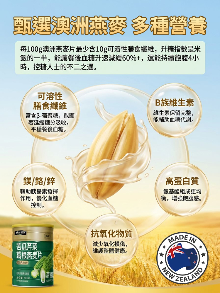 苦瓜芹菜葛根燕麥片