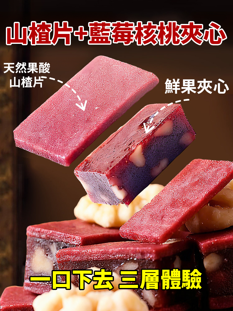 【明目順腸補腦】藍莓核桃夾心山楂